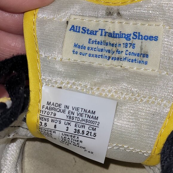 Converse All Star 117079 Gold Running Shoes Training Sneakers Womens 6 - Picture 6 of 7